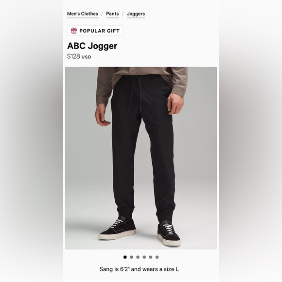 Lululemon ABC Joggers - Picture 3 of 3